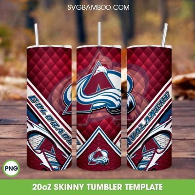 NHL Colorado Avalanche Tumbler Template PNG, Hockey Sports Tumbler Wrap PNG, NHL Logo Tumbler 20oz Skinny PNG NHL Colorado Avalanche Tumbler Template PNG, Hockey Sports Tumbler Wrap PNG, NHL Logo Tumbler 20oz Skinny PNG