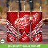Detroit Red Wings Tumbler Template PNG, Logo Detroit Red Wings Tumbler Wrap PNG, Red Wings Football Tumbler 20oz Skinny PNG