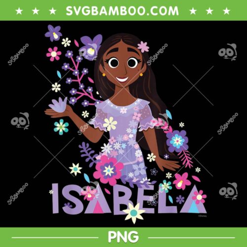 Disney Encanto Isabela Madrigal Floral PNG, Isabela Madrigal Encanto PNG, Disney Isabela Encanto PNG