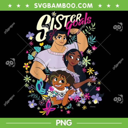 Disney Encanto Mirabel Isabela Luisa Sister Goals PNG, Encanto Sister Goals PNG, Sister Disney PNG