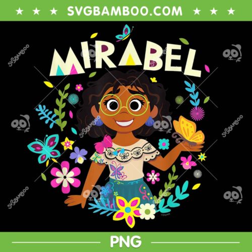 Disney Encanto Mirabel Madrigal Floral PNG, Mirabel Madrigal Encanto PNG, Encanto Isabela PNG