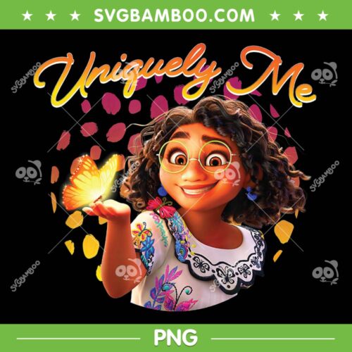 Disney Encanto Mirabel Uniquely Me PNG, Mirabel Portrait PNG, Girls Encanto Uniquely Me PNG