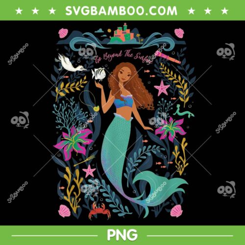 Disney Princess The Little Mermaid Ariel Beyond The Surface PNG, Go Beyond The Surface PNG, The Little Mermaid PNG