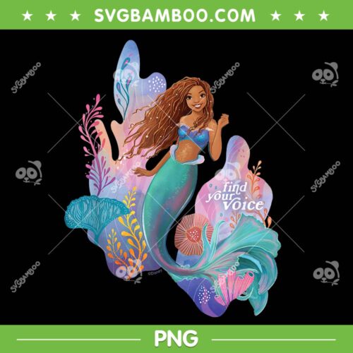Disney Princess The Little Mermaid Ariel Find Your Voice PNG, Princess Ariel Find Your Voice PNG, Little Mermaid PNG