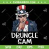 Druncle Sam 4th of July SVG PNG, Funny Uncle Sam SVG, Beer Party DXF SVG PNG EPS