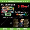 Ed Sheeran Tour 2023 SVG Bundle, The Mathematics Tour Bundle SVG, Country Music World Tour DXF SVG PNG EPS