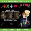 Ed Sheeran Concert 2023 SVG PNG, 2 Files The Mathematics Tour SVG, American Tour Ed Sheeran DXF SVG PNG EPS