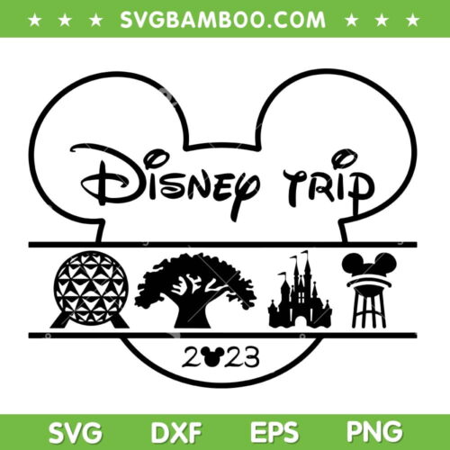 Family Trip 2023 SVG PNG, Family Vacation SVG, Magical Kingdom DXF SVG PNG EPS
