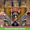 Florida Panthers Football Tumbler Template PNG, Florida Panthers Logo Tumbler Wrap PNG, NHL Football Teams Tumbler 20oz Skinny PNG