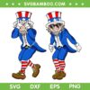 Funny Uncle Sam Griddy Dance SVG, 4th Of July Dabbing Uncle Sam SVG, Independence Day DXF SVG PNG EPS