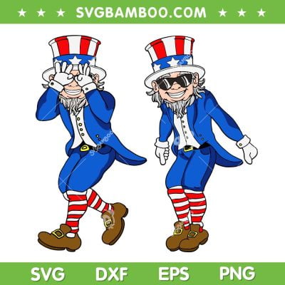 Funny Uncle Sam Griddy Dance SVG, 4th Of July Dabbing Uncle Sam SVG, Independence Day DXF SVG PNG EPS Funny Uncle Sam Griddy Dance SVG, 4th Of July Dabbing Uncle Sam SVG, Independence Day DXF SVG PNG EPS