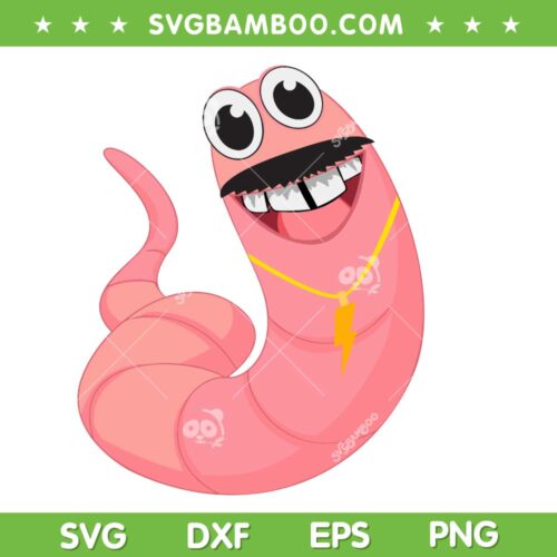 Funny Worm With A Mustache SVG PNG, DJ James Kennedy Worm Mustache SVG, Vanderpump Rules DXF SVG PNG EPS