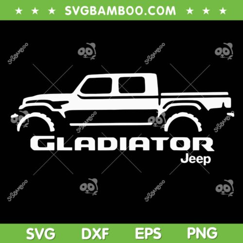 Gladiator Jeep SVG PNG, Jeep Car SVG, Gladiator American SVG, New Jeep DXF SVG PNG EPS
