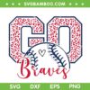 Go Braves Leopard SVG PNG, Braves Baseball Cheetah SVG, Braves Logo DXF SVG PNG EPS