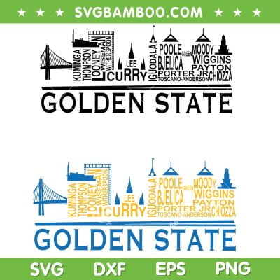 Golden State City SVG PNG, Warriors Player Name SVG, Golden State Warriors DXF SVG PNG EPS Golden State City SVG PNG, Warriors Player Name SVG, Golden State Warriors DXF SVG PNG EPS