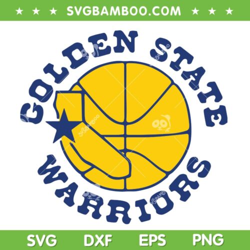 Golden State Warriors SVG PNG, NBA Basketball Warriors SVG, NBA Basketball DXF SVG PNG EPS