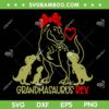Grandma Saurus Rex SVG PNG, Mama Dinosaur SVG, T Rex Dinosaur DXF SVG PNG EPS