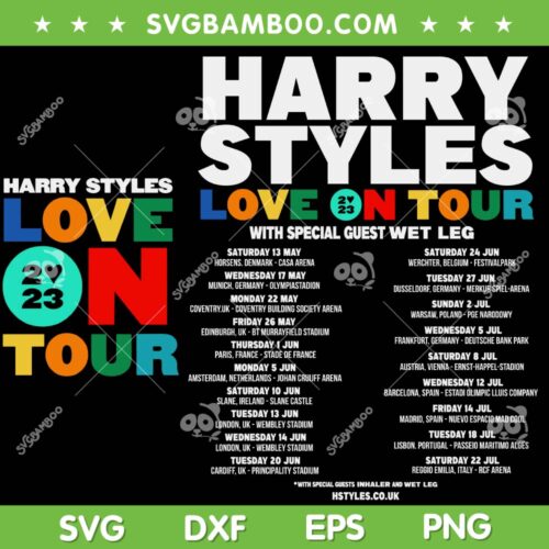 Harry Styles Love On Tour 2023 House Track SVG PNG, Vintage Harrys House Track SVG, As It Was Harrys House DXF SVG PNG EPS