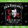 Jack Torrance's Redrum SVG PNG, Jack Torrance's Overlook Hotel SVG, Jack Torrances Redrum Poster DXF SVG PNG EPS