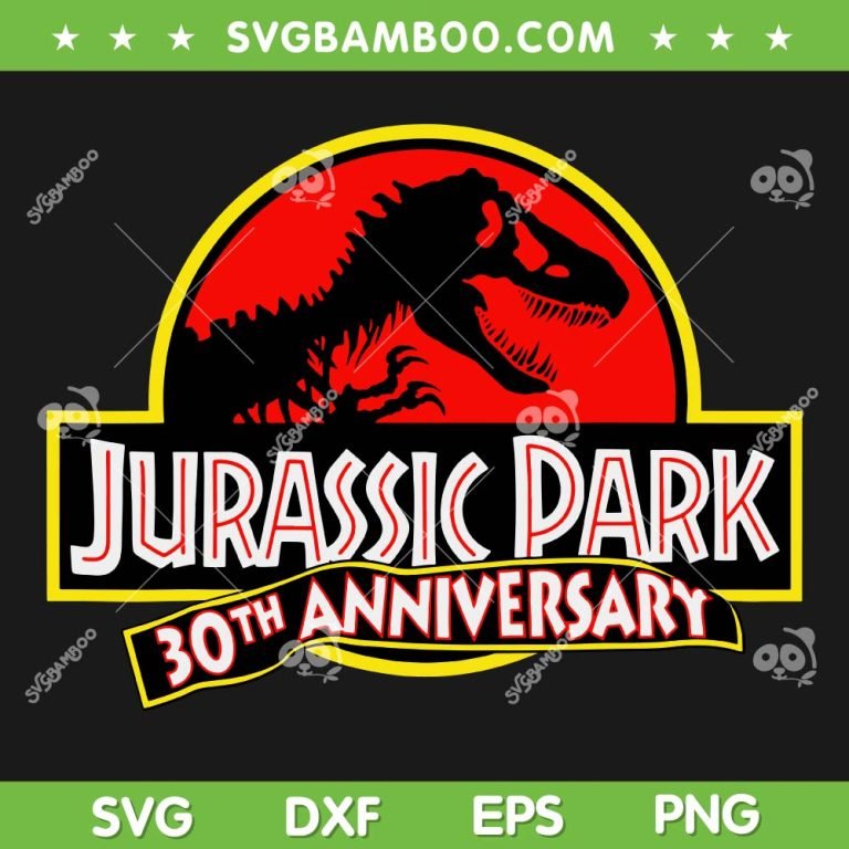 Jurassic Park 30th Anniversary SVG PNG