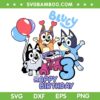 Kid Bluey Happy Birthday SVG PNG, Bluey Birthday Party SVG, Bluey Cartoon DXF SVG PNG EPS Kid Bluey Happy Birthday SVG PNG, Bluey Birthday Party SVG, Bluey Cartoon DXF SVG PNG EPS