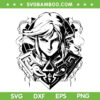 Link Zelda SVG PNG, Tears Of The Kingdom Link Character SVG, Zelda Logo DXF SVG PNG EPS