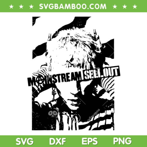 Machine Gun Kelly Mainstream Sellout SVG PNG, Machine Gun Kelly SVG, MGK Singer Rapper DXF SVG PNG EPS