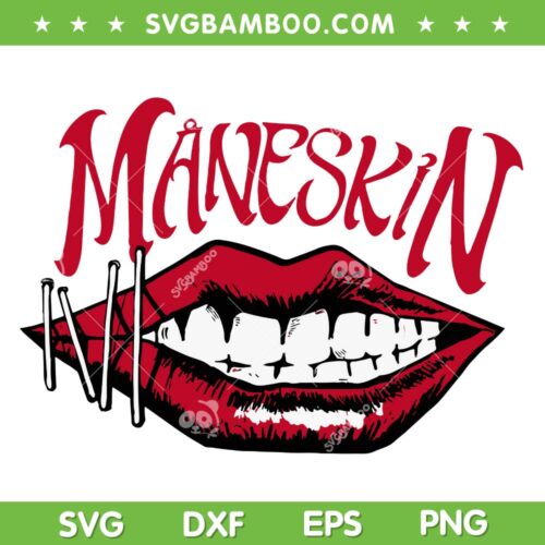 Maneskin Band SVG PNG, Maneskin Zitti E Buoni Lips SVG, Rockers Band DXF SVG PNG EPS