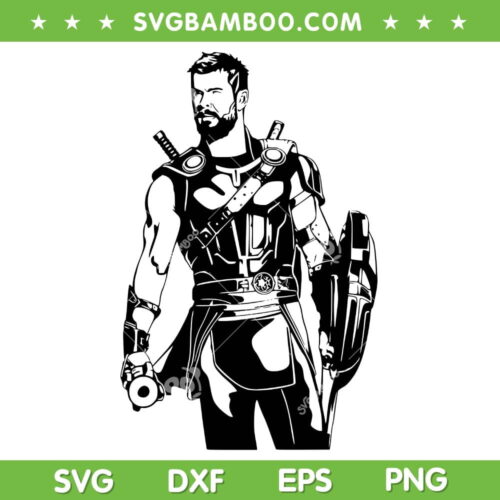 Marvel Avengers Thor SVG PNG, Thor Ragnarok SVG, Thor Avengers DXF SVG PNG EPS