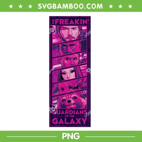 Marvel Guardians Of The Galaxy Vol 3 Freakin' Pink Panels PNG, Freakin Guardians Of The Galaxy PNG, Guardians Galaxy PNG