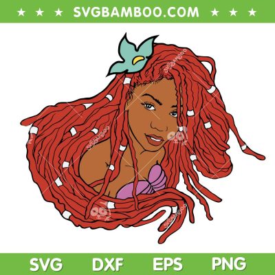 Mermaid Black Woman SVG PNG, Melanin Ariel SVG, Black Mermaid DXF SVG PNG EPS Mermaid Black Woman SVG PNG, Melanin Ariel SVG, Black Mermaid DXF SVG PNG EPS