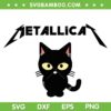 Metallica Black Cat SVG PNG, Cat Music Rock Heavy Metal SVG, Metal Cat DXF SVG PNG EPS Metallica Black Cat SVG PNG, Cat Music Rock Heavy Metal SVG, Metal Cat DXF SVG PNG EPS