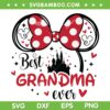 Minnie Mouse Best Grandma Ever SVG PNG, Grandma Minnie SVG, Disney Grandma DXF SVG PNG EPS Minnie Mouse Best Grandma Ever SVG PNG, Grandma Minnie SVG, Disney Grandma DXF SVG PNG EPS