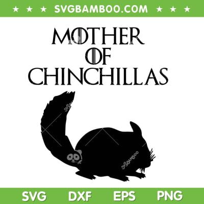 Mother Of Chinchillas SVG PNG, Chinchillas Mom SVG, Pet Lover DXF SVG PNG EPS