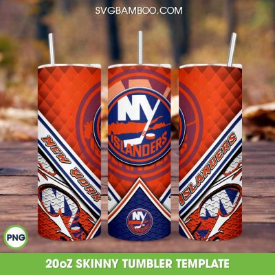 NHL New York Islanders Tumbler 20oz Skinny PNG, NY Islanders Logo Tumbler Wrap PNG, Hockey Team Tumbler Template PNG NHL New York Islanders Tumbler 20oz Skinny PNG, NY Islanders Logo Tumbler Wrap PNG, Hockey Team Tumbler Template PNG