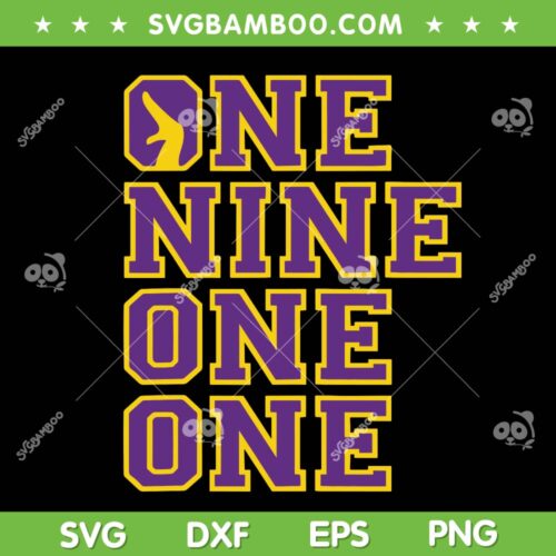 Omega 1911 SVG PNG, One Nine One One SVG, Omega Psi Phi 1911 DXF SVG PNG EPS