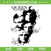 Queen Band SVG PNG, Freddie Mercury Brian May Roger Taylor And John Deacon SVG, Queen Rock Band DXF SVG PNG EPS Queen Band SVG PNG, Freddie Mercury Brian May Roger Taylor And John Deacon SVG, Queen Rock Band DXF SVG PNG EPS
