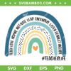 Rainbow Teacher Love Inspire Lead Motivate SVG PNG, Teacher Life SVG, Teacher Love DXF SVG PNG EPS