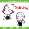 Spider Gwen Chibi SVG PNG, Marvel Spider Gwen Cute SVG, Spider Woman DXF SVG PNG EPS