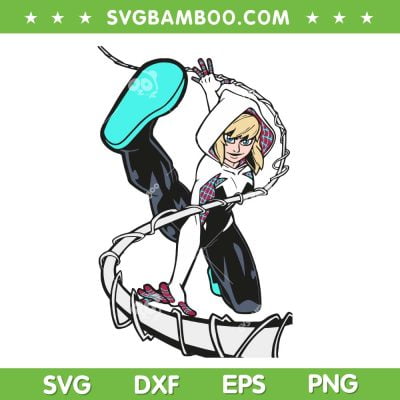 Spider Gwen SVG PNG, Marvel Spider Gwen SVG, Ghost Spider DXF SVG PNG EPS Spider Gwen SVG PNG, Marvel Spider Gwen SVG, Ghost Spider DXF SVG PNG EPS