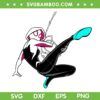 Spider Gwen Swinging SVG PNG, Spider Woman SVG, Spider Gwen Chibi DXF SVG PNG EPS Spider Gwen Swinging SVG PNG, Spider Woman SVG, Spider Gwen Chibi DXF SVG PNG EPS