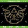 The Legend Of Zelda SVG PNG, Tears Of The Kingdom Hyrule Crest V2 SVG, Zelda Logo DXF SVG PNG EPS