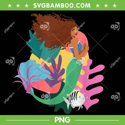 The Little Mermaid Ariel And Flounder Find PNG, Disney Princess Mermaid Movies PNG, Disney Ariel PNG