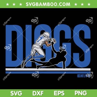 Trevon Diggs SVG PNG, Dallas Cowboys Football SVG, American Football DXF SVG PNG EPS