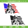 Uncle Sam American Flag SVG PNG, Flag And Uncle Sam SVG, 4th Of July DXF SVG PNG EPS