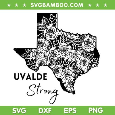 Uvalde Strong Flower Map SVG PNG, Uvalde Flora SVG, Uvalde Texas DXF SVG PNG EPS Uvalde Strong Flower Map SVG PNG, Uvalde Flora SVG, Uvalde Texas DXF SVG PNG EPS