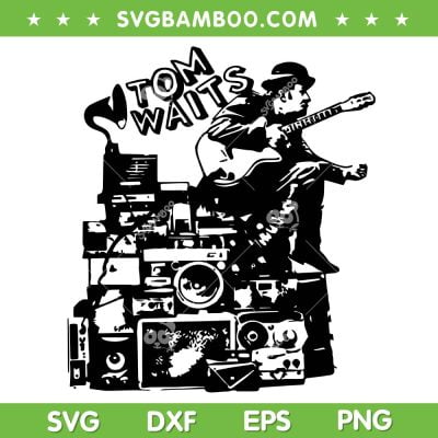 Vintage Tom Waits SVG PNG, Band Cool Piano SVG, Rock Pop Music DXF SVG PNG EPS Vintage Tom Waits SVG PNG, Band Cool Piano SVG, Rock Pop Music DXF SVG PNG EPS
