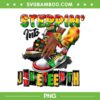 Youth Shoes Steppin' Into Juneteenth PNG, Like My Ancestors PNG, Juneteenth Shoes PNG