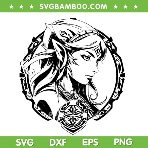 Zelda Princess SVG PNG, The Legend Of Zelda Princess SVG, Zelda Games DXF SVG PNG EPS