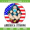 America Strong Wonder Woman SVG PNG, Wonder Woman Nurse SVG, Strong Woman Nurse DXF SVG PNG EPS